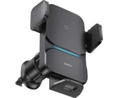 Baseus Automobilinis laikiklis 4.7-7.5" ekranų telefonams su belaidžiu įkrovimu 15W, IR jutikliu
