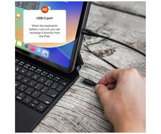 Baseus Fixed Fiksuotas Apple iPad Pro 11" / iPad Air 10.9" dėklas, juodas