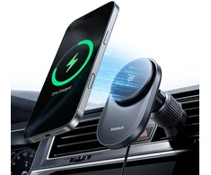 „Baseus PrimeTrip VC2 Pro“ su Qi2.2 įkrovikliu ir oro išleidimo angos ventiliatoriumi - juoda