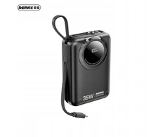 Baseus POWERBANK REMAX SCUBA SERIES 20000mAh RPP-73 35W WITH CABLES Juodas