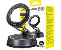 Baseus PrimeTrip VC2 Flex Magnetyczny Automobilinis laikiklis su Przyssawką Juodas