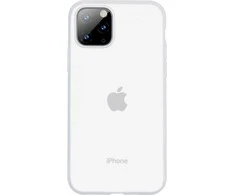 Baseus silikoninis dėklas Baseus Jelly Liquid Silica Gel Case do iPhone 11 Pro 6,5'' (balta)