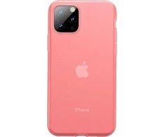 Baseus silikoninis dėklas Baseus Jelly Liquid Silica Gel Case do iPhone 11 Pro 6,5'' (raudona)