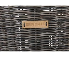 Basil BASIL BREMEN RATTAN LOOK KF rotango vairo krepšelis + BASIL KLICKFIX ADAPTER PLATE montavimo plokštė, nuimama vairo tvirtinimo sistema (be kronšteino) gamtos ruda (NAUJIENA)