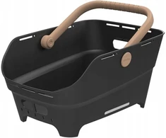 Basil Krepšys tylny na bagażnik CENTO NEO rear bicycle basket, 21L MultiSystem NX, juodas (NEW 2026)