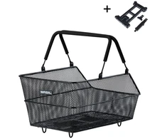 Basil Bagażnikas ant galinės bagažinės BASIL CENTO MIK, MIK System (ready to go), Adaptor Plate 2.0 (blokada), plieno juodas
