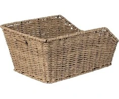 Basil Krepšys na tylny bagażnik BASIL CENTO RATTAN LOOK + Mounting set for CENTO basket neperšlampamas