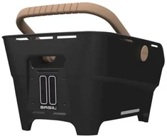 Basil Galinė dviračio krepšys ant bagažinės CENTO NEO rear bicycle basket 21L MIK System (paruoštas naudojimui) juodas