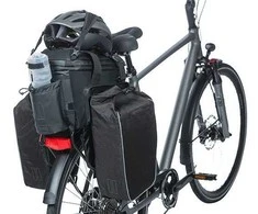 BASIL MILES TENTINIS BAGAŽINĖS KEPURĖ XL PRO 9-36L, 100 % vandeniui atsparus, juodai oranžinis (be tvirtinimo plokštelės) (NAUJIENA 2024)