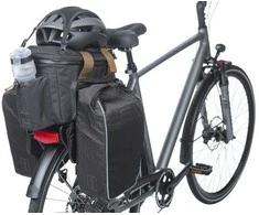 BASIL MILES TRUNKBAG XL PRO MIK 9-36L, MIK System 2.0 (paruoštas naudoti, 100 % atsparus vandeniui, juodos spalvos (NAUJIENA 2025))
