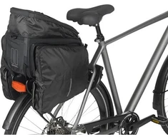 BASIL MOV TRUNK BAG, skirtas naudoti su MIK, 10-26L, atsparus vandeniui, juodas (NAUJIENA 2025)