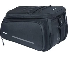 BASIL MOV TRUNK BAG, skirtas naudoti su MIK, 10-26L, atsparus vandeniui, juodas (NAUJIENA 2025)