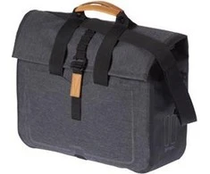 Basil Miestų vienas maišas URBN DRY BUSINESS BAG 20L, kablys, vandeniui atsparus poliesteris, anglies melee (BAS-17661)