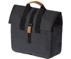 Basil Miestų vienas maišas URBAN DRY ŠOPER 20L, kablys, neperšlampamas poliesteris, anglies melee (BAS-17658)