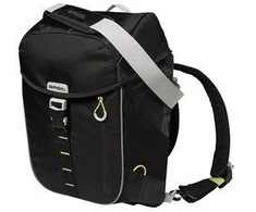 Basil Single Travel Pouch / BASIL MILES DAYPACK 14L kuprinė, tvirtinimas kabliu, vandeniui atsparus poliesteris, juodas (NAUJAS) - (BAS-17750)