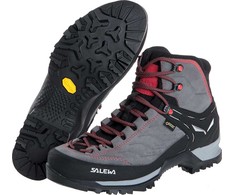 SLW Salewa MTN Trainer Mid GTX Kištukinis Suaugusiems Anglies, Pilka, Raudona