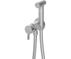 Bidė dušelio komplektas Deante Silia BQS_F34M, Brushed steel