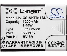Bateria Cameron Sino Akumuliatorius Bateria Typ Bv6a Bv-6a Do Telefonu Nokia 8110 4g Ta-1048 Ta-1059 / Cs-nkt811sl
