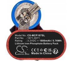 Cameron Sino Akumuliatorius Bateria Typ Wm1871-7960 1871-0071 Do Golarek Wella Moser Ermila Bellina / Cs-mcp187sl