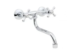 Stalo baterija Hydroland Rato sienelės chromas (B204)