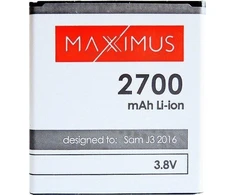 Dėklas Baterija Maxximus MAŠIMUS J3 2016 2700mAh EB- BG530BBC
