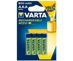 Varta įkraunamos baterijos 800 mAh 1,2 V (4 vnt.)