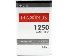 Baterija Maxximus BAT MAXXIMUS NOKIA 3100 1250 mAh Li-Ion 3650/3100N BL-5C, NE NOKIA MOBILE (NTC)