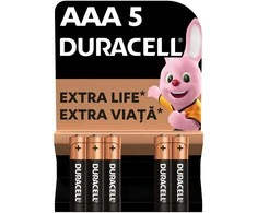 BATTERIES DURACELL ALK AAA 5PCS.