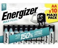 BATTERIES ENERGIZER MAXPLUS AA 10PCE