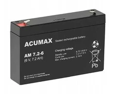 BATTERY 6V 7.2AH/AM7.2-6 ACUMAX EMU