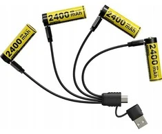 BATTERY RECH. LI-ION AA 1.5V/4PACK NH2400 NITECORE