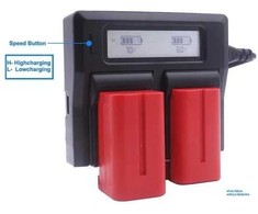 Įkroviklis do aparatu Baxxtar Baxxtar Pro Ladegerät LCD Dual für LP-E6