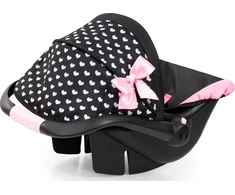 Bayer Design Bayer - Deluxe Car Seat for Dolls - Juodas &amp; Rožinė (67960AA)