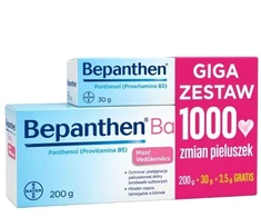 Bepanthen Baby maść ochronna giga komplektas 200g+30g+3.5g