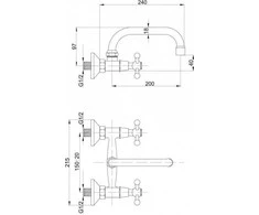 Bazinė baterija Hydroland Šviesogrąžis chromas (5900238565171)