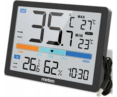 Bazinė stotelė POGODOWA CYFROWA TERMOMETR METEO SP109C
