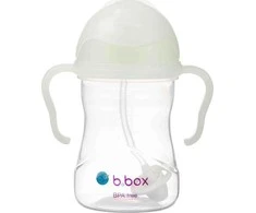 Gertuvė B.BOX 200232 Vandens butelis su šiaudeliu 240 ml švytėjimas