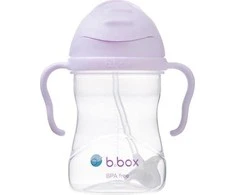 b.box 240 ml šiaudinis buteliukas, „Gelato Boysenberry“ skonio, dėžutėje