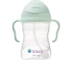 B.BOX BB00520 Vandens butelis su šiaudeliu 240 ml pistacijų