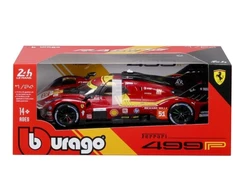 Bburago BBU 1:24 Ferrari Racing 499P LeMans Raudona 51 26317