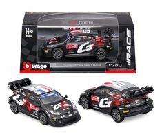 Bburago BBU 1:43 RaceToyota GR2024 Yaris Ogier 38323
