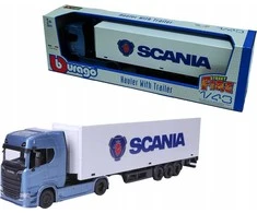 Bburago BBU 1:43 StreetFire Haulers Priekaba Scania 31468S