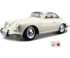 BBURAGO 1:24 automodelis Porsche 356B Coupe, 18-22079 CM