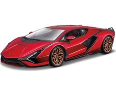 Bburago Lamborghini Sian FKP 37 Raudona 1:18 BBURAGO