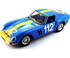 Bburago Automobilio modelis 18- 26305 Ferrari 250 GTO 1: 24 mėlyna / geltona