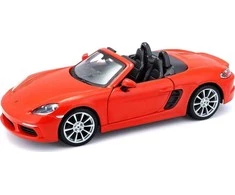Bburago Porsche 718 Boxster Oranžinis 1: 24