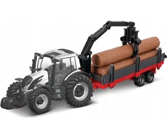 Bburago Valtra N174 Žaislinis traktorius su priekaba