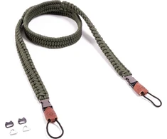 BCB C-ROPE kameragurtas Traveler iš parakordo 125 cm, Military Olive, mažmeninė prekyba