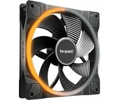 be quiet! LIGHT WINGS 140mm PWM Reverse, juoda