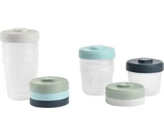 BEABA SUJUNGIAMI MAISTO LAIKYMO INDELIAI, 4X250, 4X150 ML